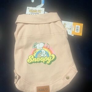 Peanuts Snoopy Dog Jacket in beige